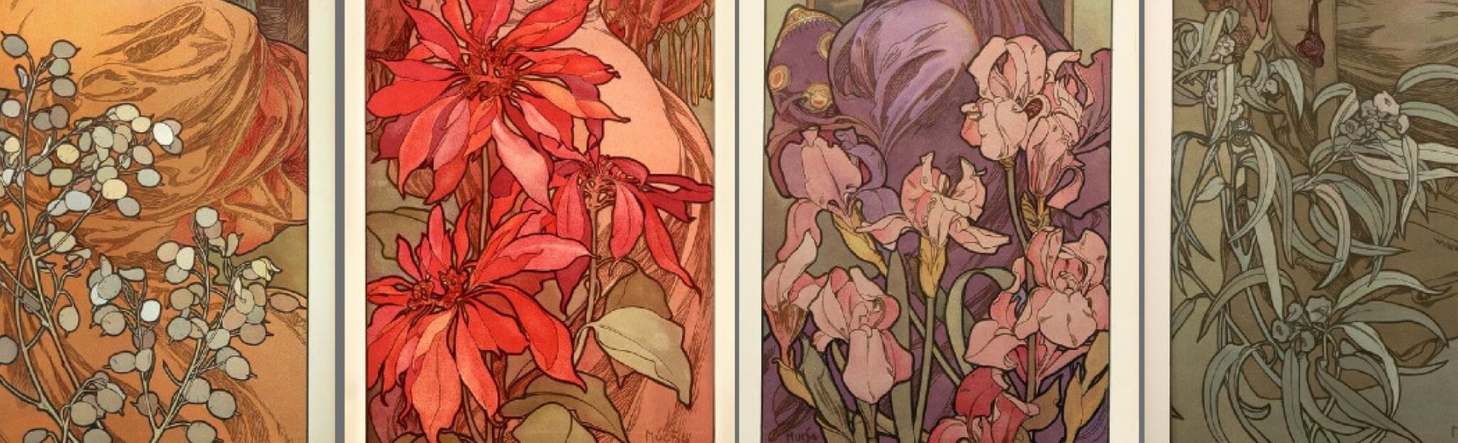 photographe redaction correction texte Alfons Mucha Vieille pub Affiche française fleur