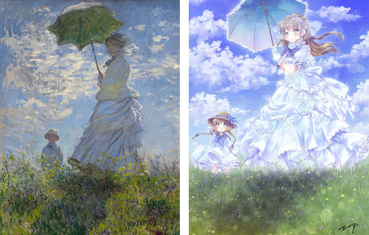 promenade-monet-version-manga