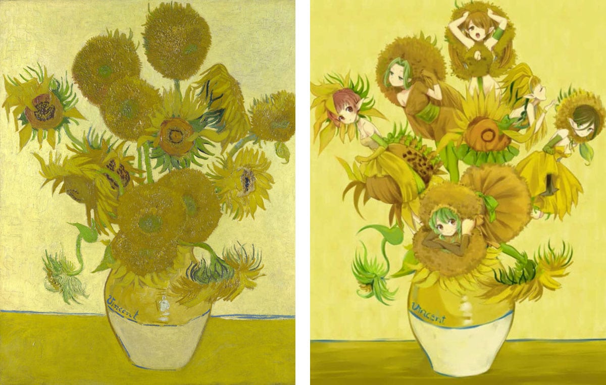 tournesols-van-gogh-version-manga