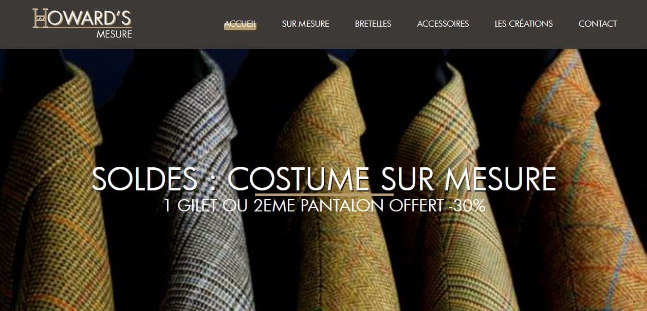 Howard's Costume' - site web créé par GeekArts2